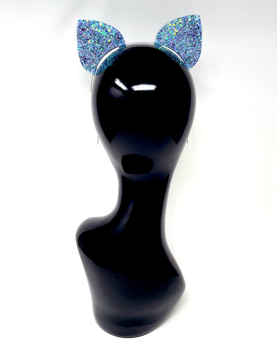 Aqua Silver Mysticat Cat Ears