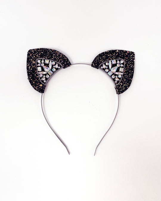 Night Sky Glitter Mysticat Cat Ears