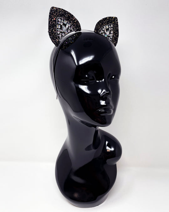 Night Sky Glitter Mysticat Cat Ears
