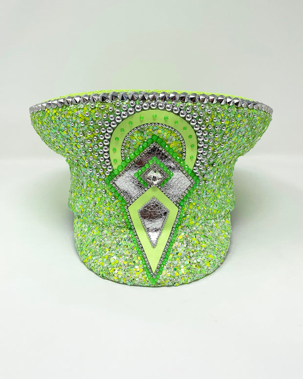 Neon Green Glow Signature 2.0 Captain Hat