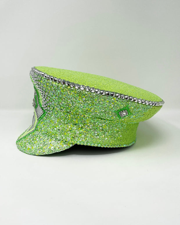 Neon Green Glow Signature 2.0 Captain Hat