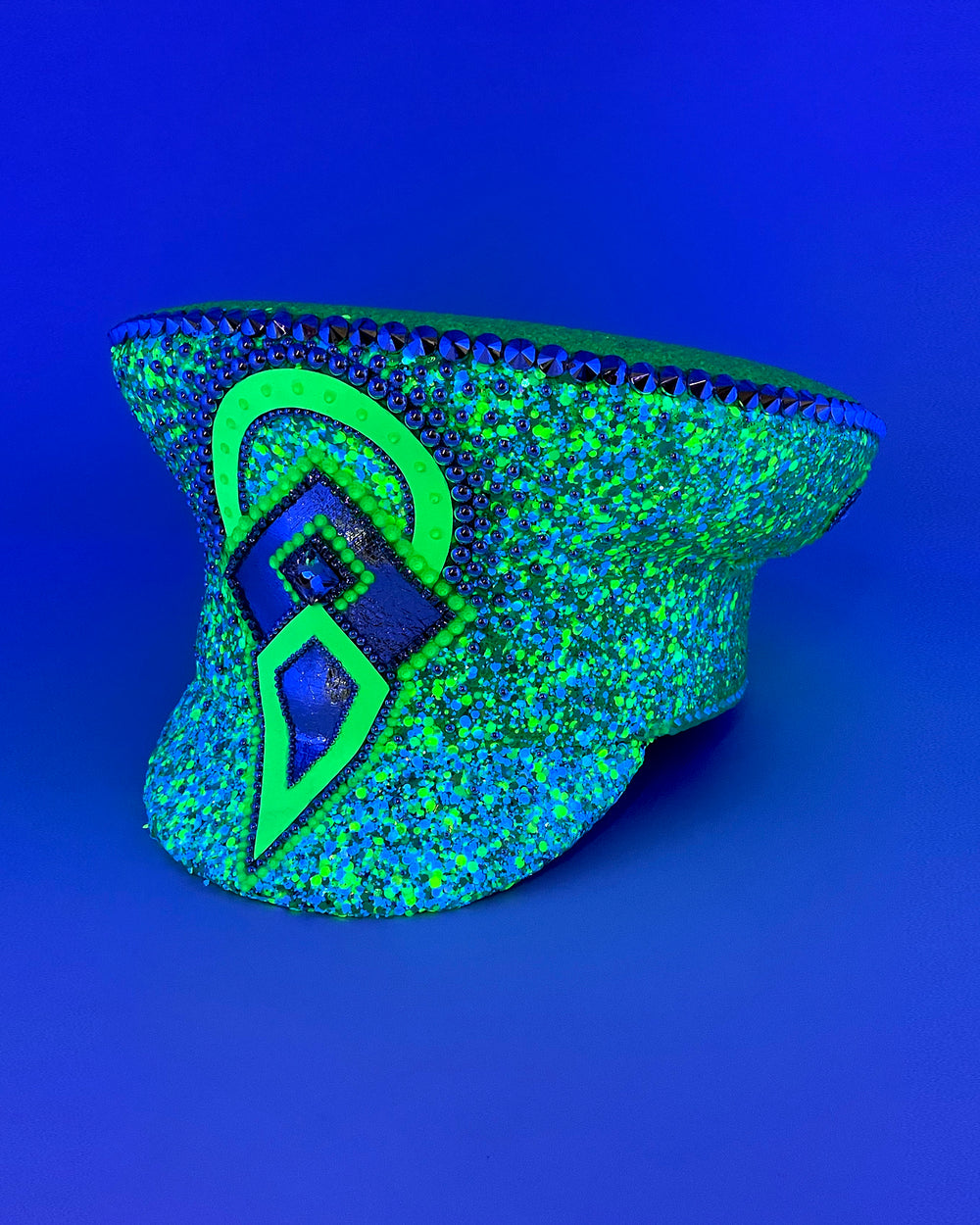 Neon Green Glow Signature 2.0 Captain Hat