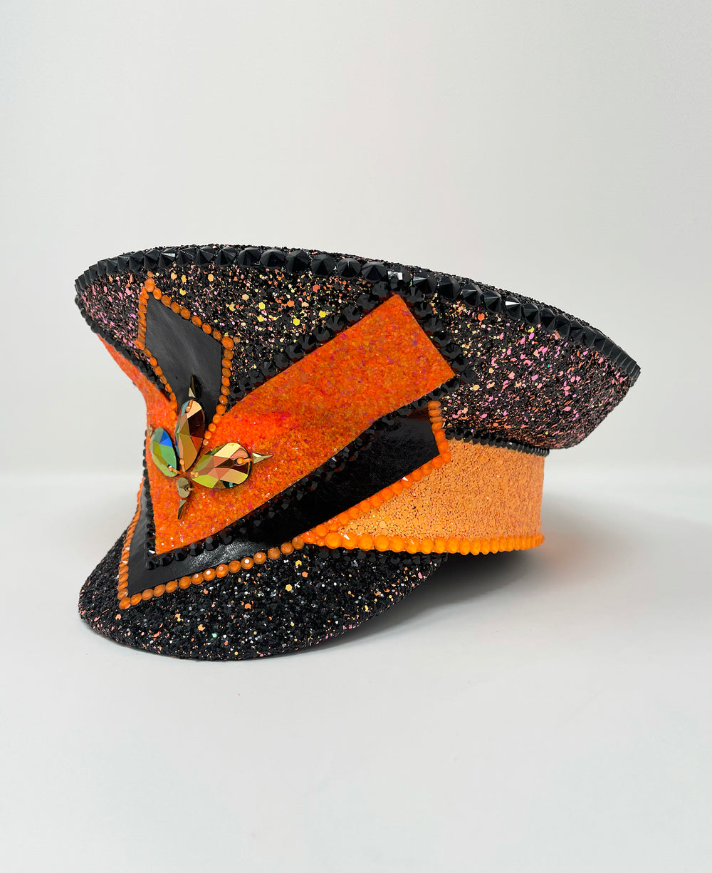 Orange UV Signature Captain Hat