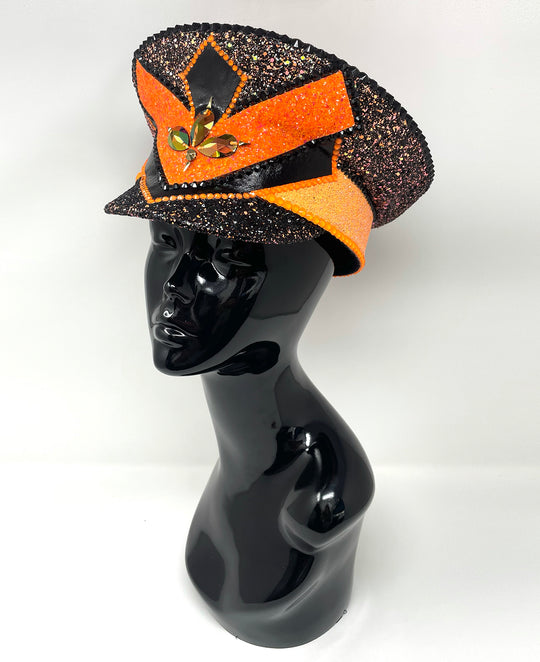 Orange UV Signature Captain Hat