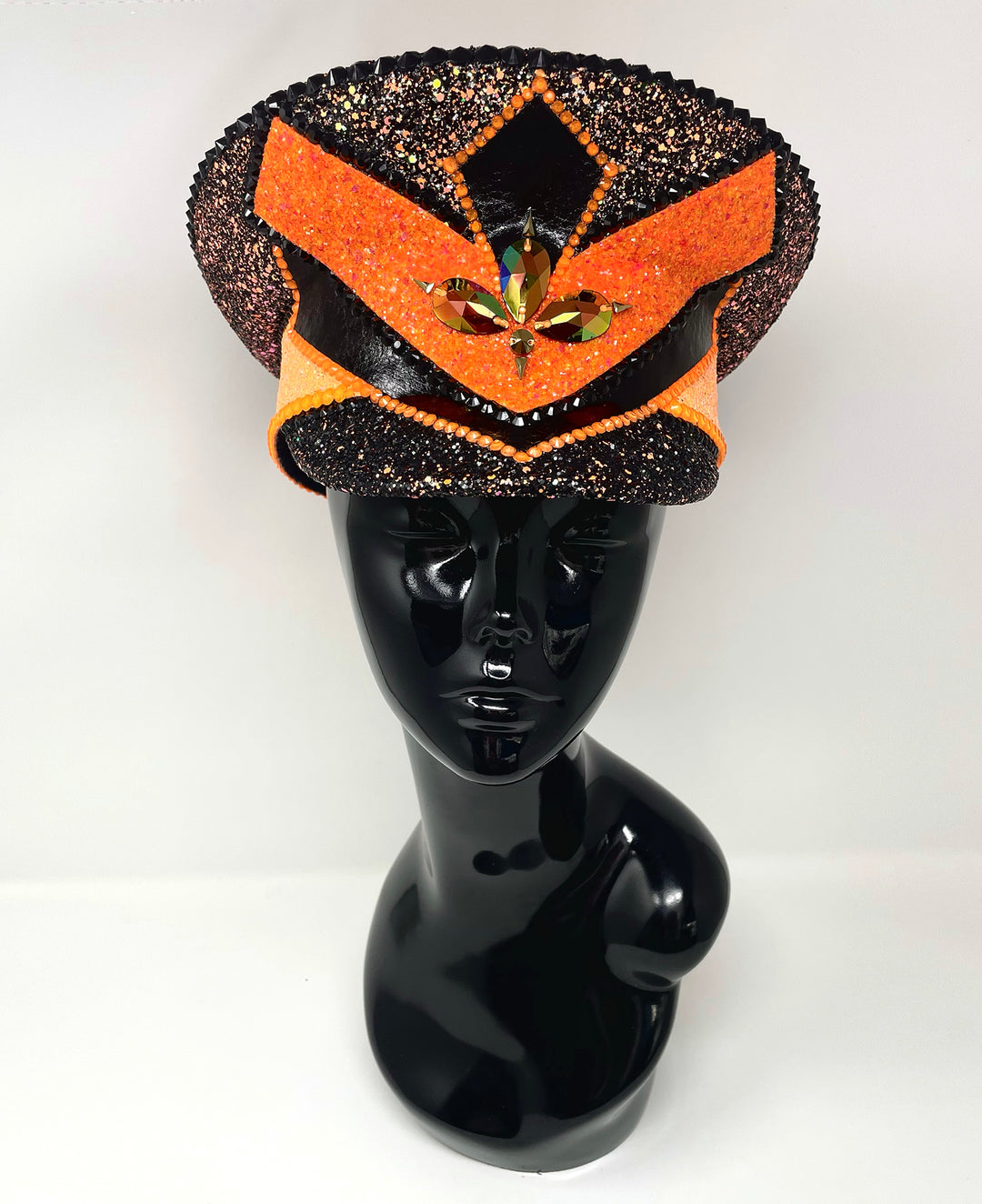 Orange UV Signature Captain Hat