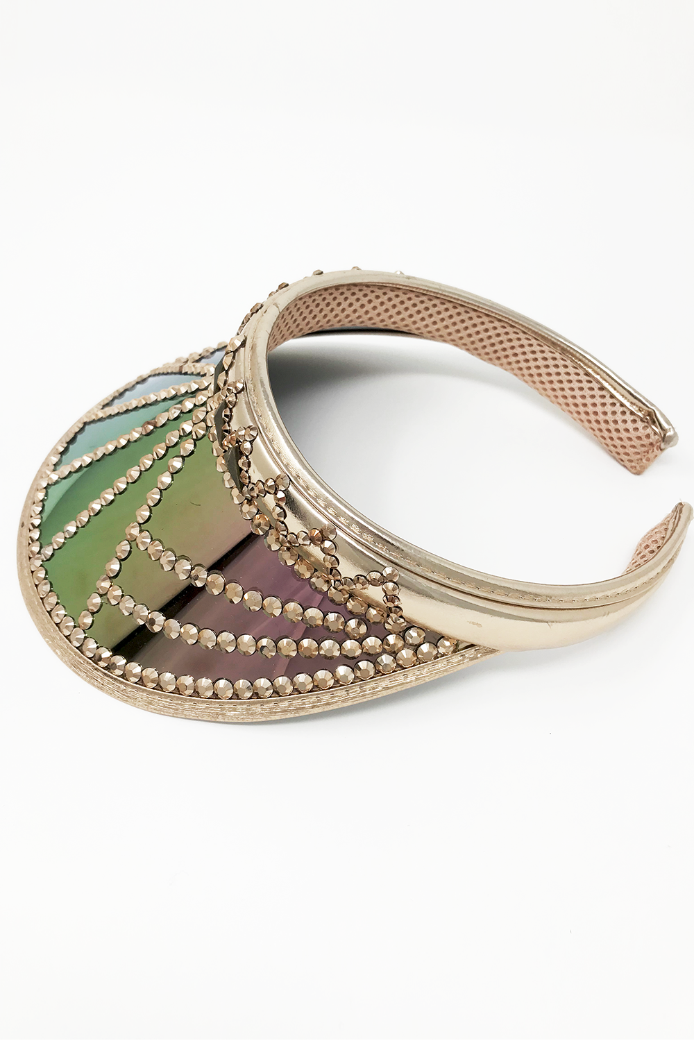 Gold Disco Visor