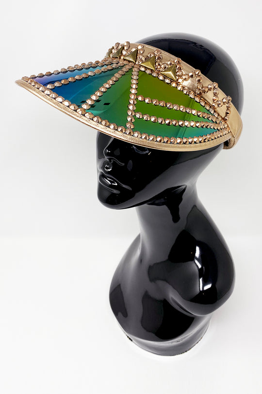 Gold Disco Visor