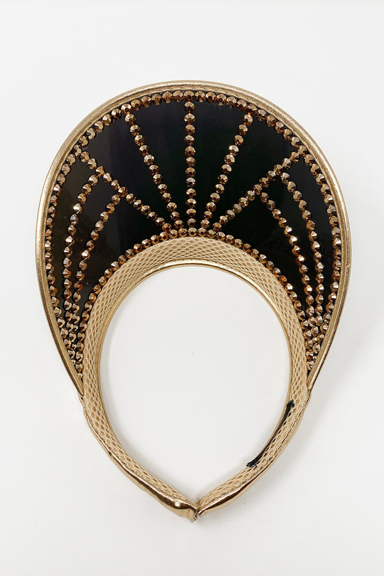 Gold Disco Visor
