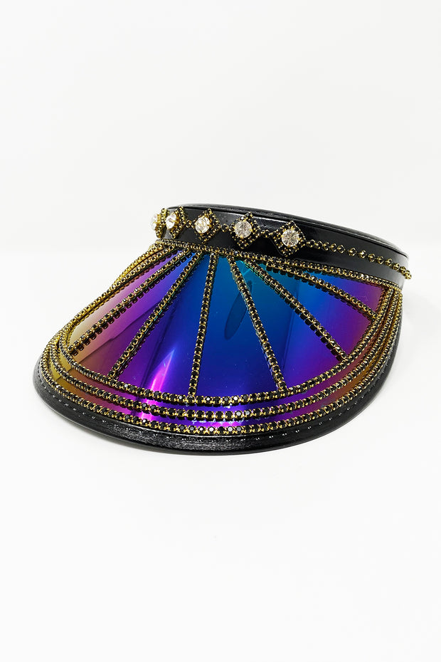 Black City Lights Visor