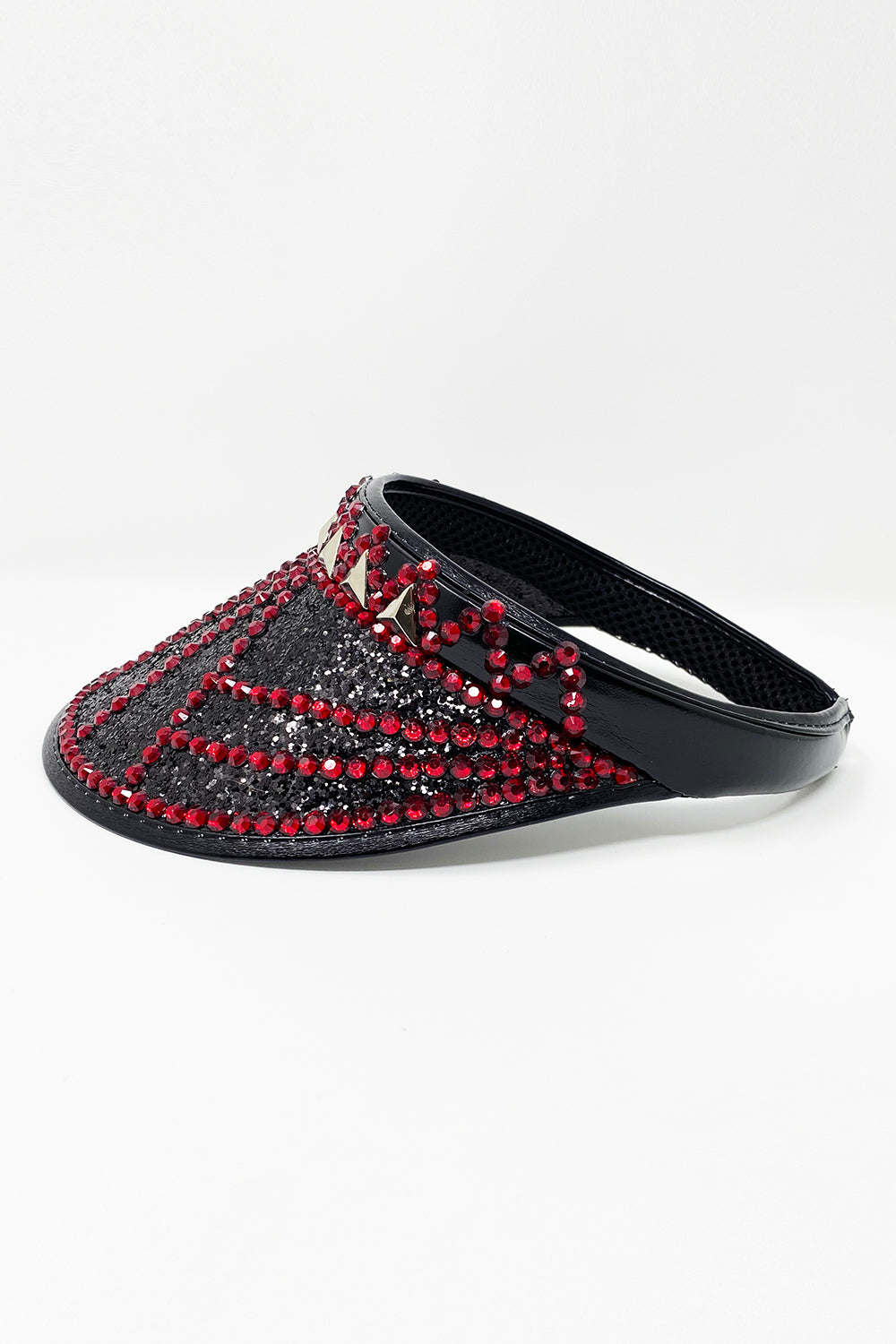 Black Red Disco Visor