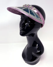 Soft Mauve City Lights Visor